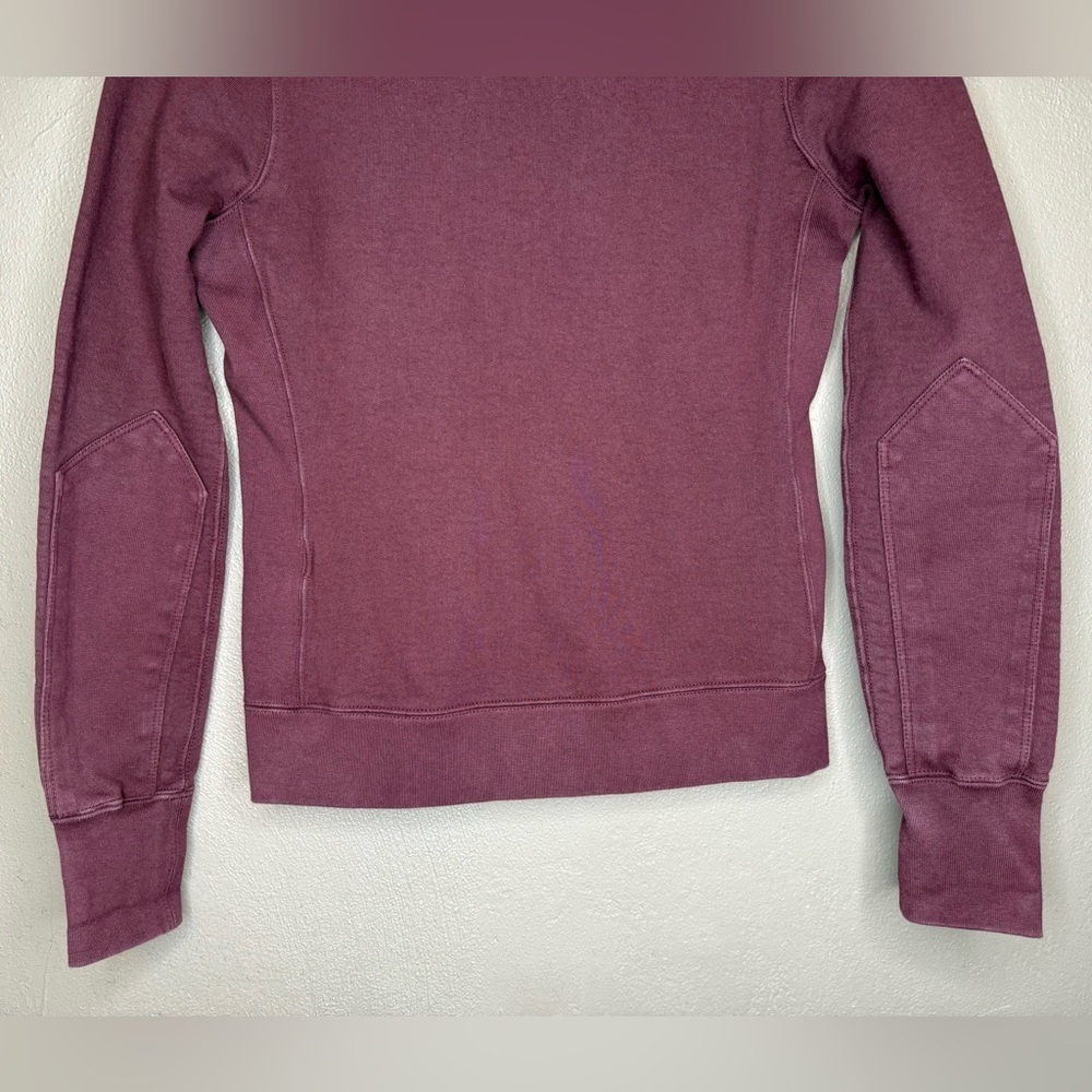 American Giant Burgundy Full Zip Heavyweight Sweatshirt Size XS Outerwear Comfy - Picture 14 of 16
